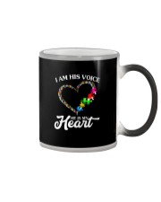 I AM HIS VOICE HE IS MY HEART Color Changing Mug thumbnail
