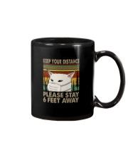FUNNY PUG PLEASE STAY 6 FEET AWAY Mug thumbnail