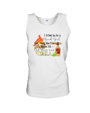 THE CAMPFIRE WAS LIT AND THERE WAS TEQUILA Unisex Tank thumbnail
