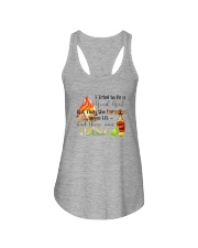THE CAMPFIRE WAS LIT AND THERE WAS TEQUILA Ladies Flowy Tank thumbnail