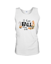 I LOVE FALL MOST OF ALL Unisex Tank tile