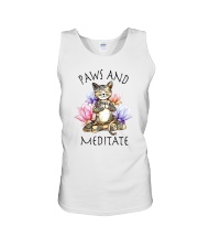 PAWS AND MEDITATE Unisex Tank thumbnail