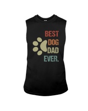 BEST DOG DAD EVER VINTAGE Sleeveless Tee thumbnail