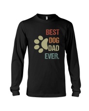 BEST DOG DAD EVER VINTAGE Long Sleeve Tee thumbnail