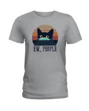 EW PEOPLE CAT Ladies T-Shirt thumbnail