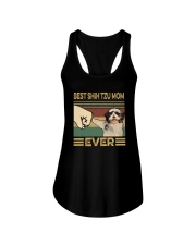 BEST Shih tzu MOM EVER Ladies Flowy Tank thumbnail