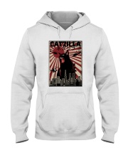 VINTAGE CATZILLA JAPANESE SUNSET STYLE Hooded Sweatshirt thumbnail