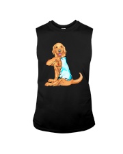 GOLDEN RETRIEVER I LOVE MOM Sleeveless Tee thumbnail