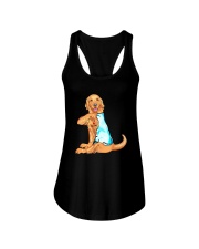 GOLDEN RETRIEVER I LOVE MOM Ladies Flowy Tank thumbnail