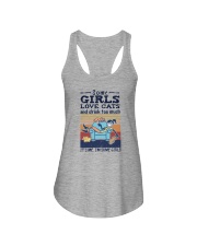 SOME GIRLS LOVE CATS AND DRINK TOO MUCH Ladies Flowy Tank tile