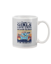 SOME GIRLS LOVE CATS AND DRINK TOO MUCH Mug tile