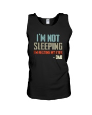 I'M NOT SLEEPING I'M RESTING MY EYES Unisex Tank thumbnail
