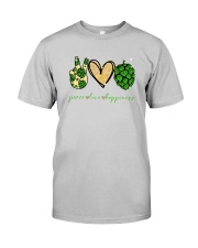PEACE LOVE HOPPINESS Classic T-Shirt front