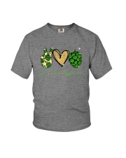 PEACE LOVE HOPPINESS Youth T-Shirt thumbnail
