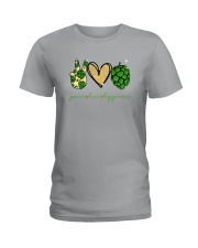 PEACE LOVE HOPPINESS Ladies T-Shirt thumbnail