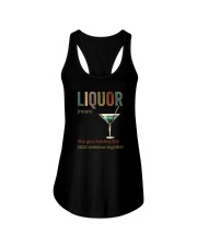 LIQUOR NOUN VINTAGE Ladies Flowy Tank tile