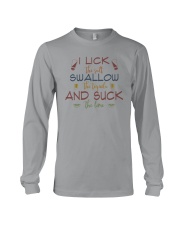 LICK SALT SWALLOW TEQUILA SUCK LIME Long Sleeve Tee thumbnail
