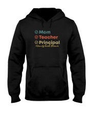 MOM TEACHER PRINCIPAL Hooded Sweatshirt tile