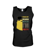 TOUCH MY BEARD AND TELL ME I'M PRETTY Unisex Tank thumbnail
