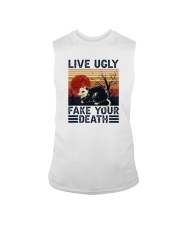 LIVE UGLY FAKE YOUR DEATH Sleeveless Tee tile