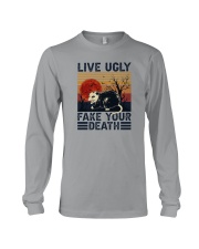 LIVE UGLY FAKE YOUR DEATH Long Sleeve Tee tile