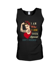 I AM WHO I AM TATTOOS Unisex Tank thumbnail