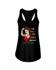 I AM WHO I AM TATTOOS Ladies Flowy Tank thumbnail