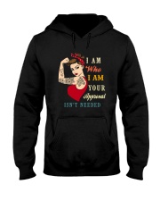 I AM WHO I AM TATTOOS Hooded Sweatshirt thumbnail