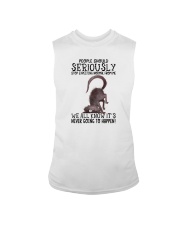 PEOPLE SHOULD SERIOUSLY STOP EXPECTING NORMAL Sleeveless Tee tile