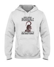 PEOPLE SHOULD SERIOUSLY STOP EXPECTING NORMAL Hooded Sweatshirt tile