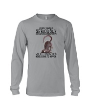 PEOPLE SHOULD SERIOUSLY STOP EXPECTING NORMAL Long Sleeve Tee tile