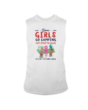 SOME GIRLS GO CAMPING AND DRINK TOO MUCH Sleeveless Tee tile