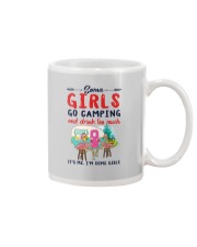 SOME GIRLS GO CAMPING AND DRINK TOO MUCH Mug tile
