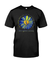 BE KIND DOWN SYNDROME AWARENESS Classic T-Shirt front