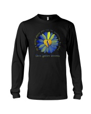 BE KIND DOWN SYNDROME AWARENESS Long Sleeve Tee thumbnail