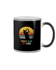 BEST GOLF DAD BY PAR Color Changing Mug tile