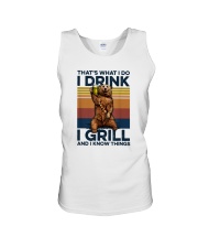 I DRINK I GRILL Unisex Tank tile