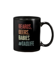 BEARDS BEERS BABIES DADLIFE VINTAGE Mug tile