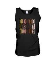 GOOD NECESSARY TROUBLE Unisex Tank tile