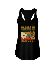 BEST GERMAN SHEPHERD DAD EVER Ladies Flowy Tank thumbnail