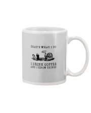 I DRINK COFFEE AND I KNOW THINGS OTTER Mug thumbnail