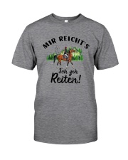 MIR REICHT'S ICH GEH REITEN Classic T-Shirt front