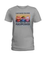 SHUT THE FUCUPCAKES Ladies T-Shirt tile