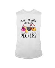 JUST A GIRL WHO LOVES PECKERS Sleeveless Tee thumbnail