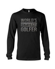 WORLD'S OKAYEST GOLFER Long Sleeve Tee thumbnail