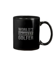 WORLD'S OKAYEST GOLFER Mug thumbnail