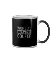 WORLD'S OKAYEST GOLFER Color Changing Mug thumbnail