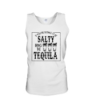 IF YOU'RE TO BE SALTY BRING THE TEQUILA Unisex Tank tile