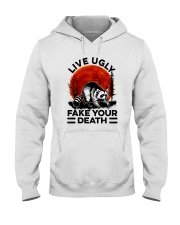 LIVE UGLY FAKE YOUR DEATH a Hooded Sweatshirt tile