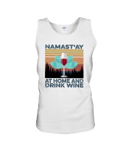 NAMAST'AY AT HOME AND DRINK WINE aaa Unisex Tank thumbnail